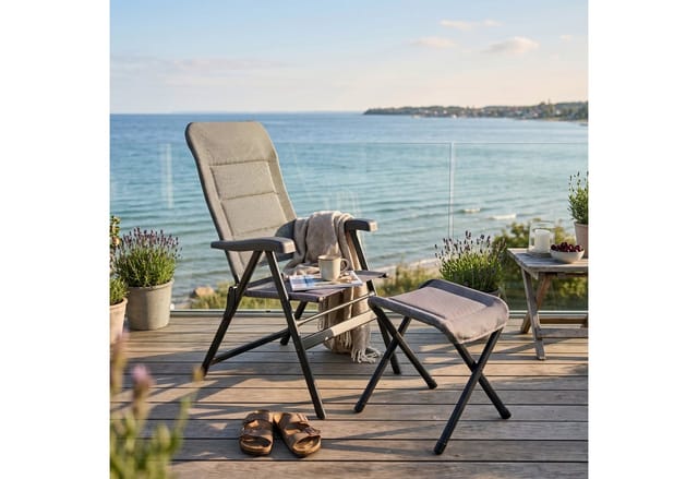 osoltus Campingstuhl osoltus Alu Camping Hocker für Klappsessel mit 3D Soft Touch