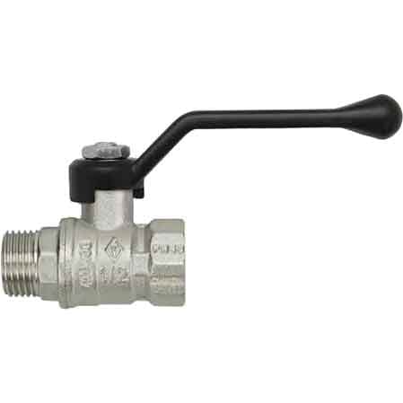 Kugelhahn Mit Kugelsitz Männlich-weiblich 1/2