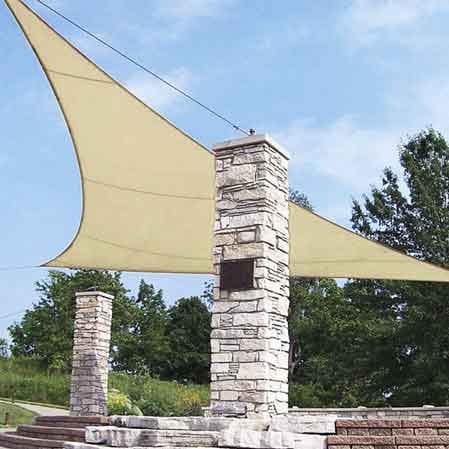 Dreieckiges Sonnensegel Cardinale 3,6x3,6x3,6 M