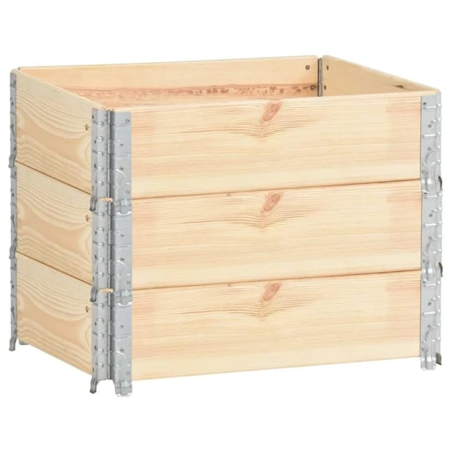 Prolenta Premium Hochbeete 3 Stk. 60x80 Cm Kiefer Massivholz