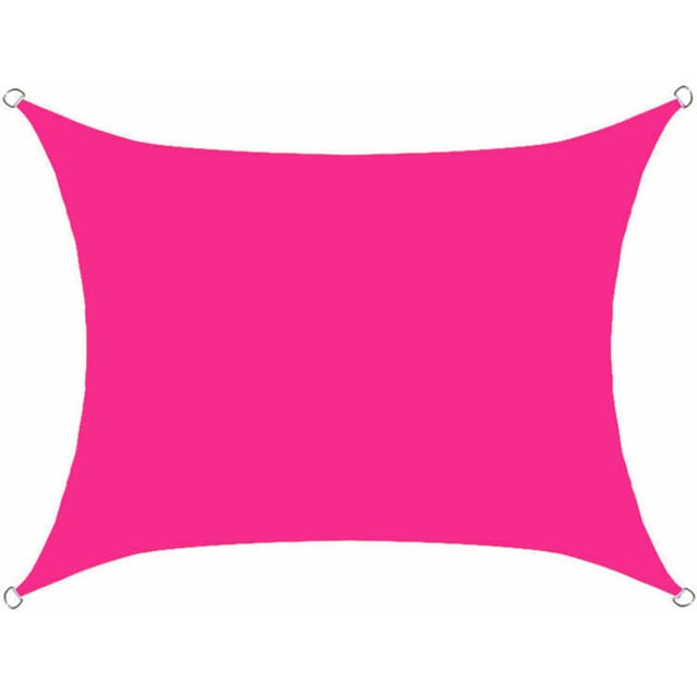 Gartenhof Wasserdichtes Laubschutznetz Rechteckiger Wasserdichter Sonnenschutz Und Uv-schutz Sonnensegel Für Die Außenwand 2-3 Meter (rosa)