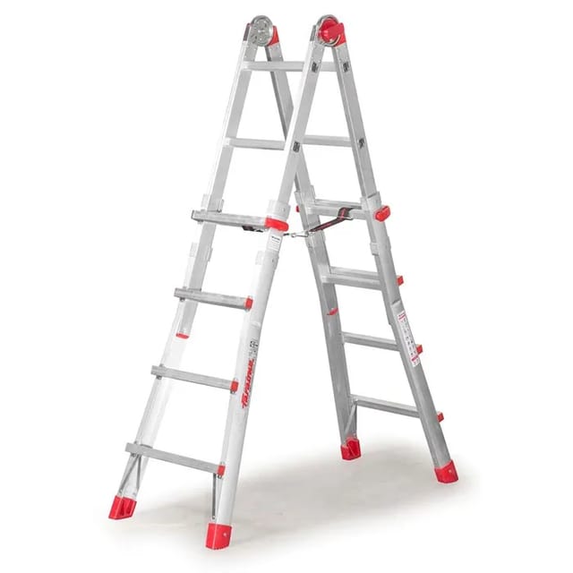 Teleskopleiter Faraone Telescopic Ladder 8+8 Stufen 150 Kg