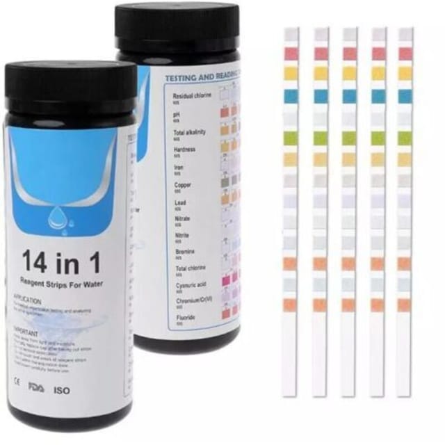 14-in-1 Trinkwasser-testset Für Pools, 50-teilig, Wasserqualitätstest