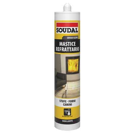 Hitzebeständiger Dichtstoff Soudal 290 Ml - Dunkelgrau