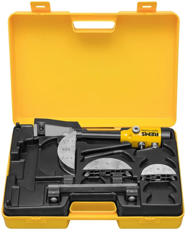 Rems Handrohrbieger Hydro-swing Inox Set 15-18-22, Mit Aluminium Segmenten