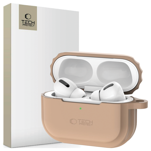 Tech-protect Silikonseil Für Apple Airpods Pro 1/2 Caffè Latte