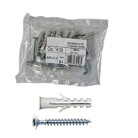 Dübel Mit Schraube Und Blisterverpackung 'ax12' Ø 5x25 Mm - Schrauben