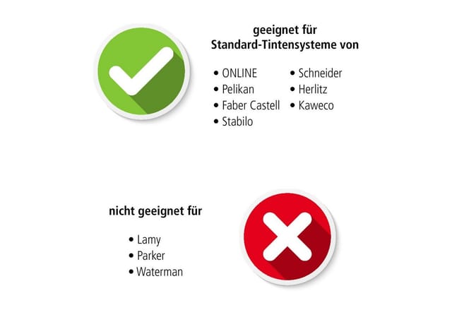 Online Pen Füller Tinten-Konverter, (1-tlg), hergestellt in Deutschland