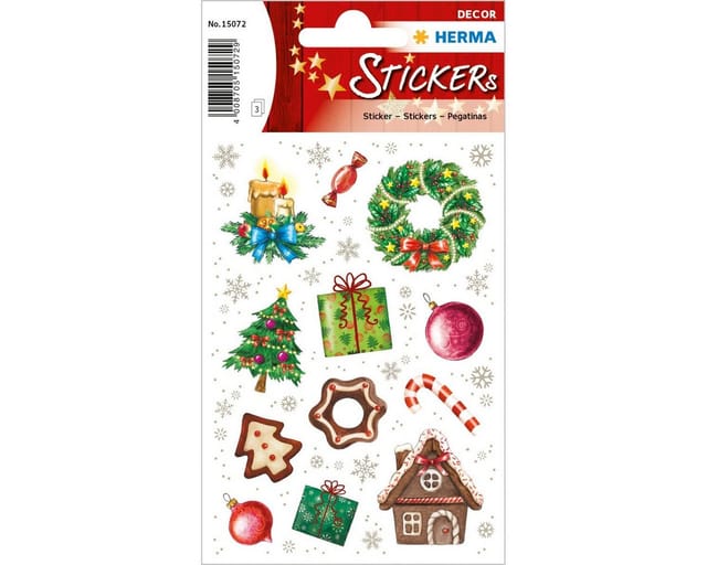 HERMA Etiketten Sticker-Set Weihnachtssticker