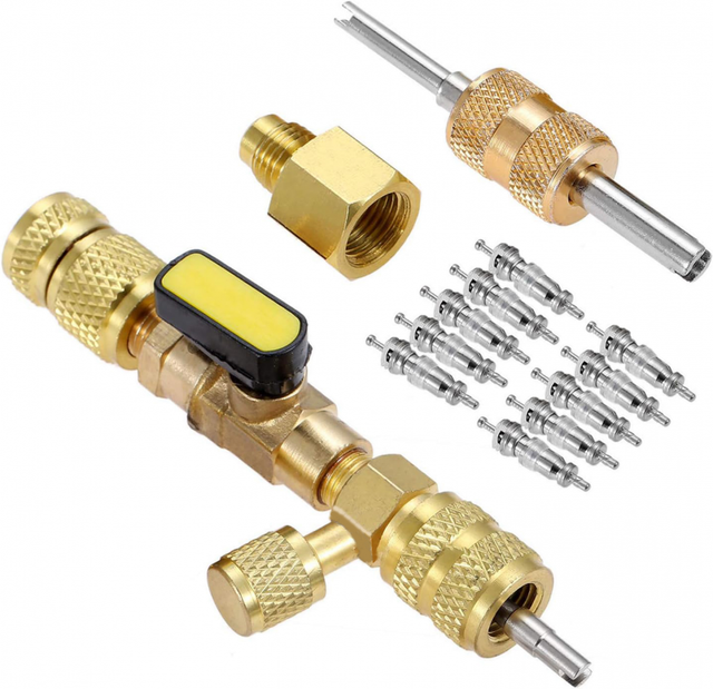 Werkzeug Zum Ein- Und Ausbau Von Ventileinsätzen Für Hlk-systeme – Kompatibel Mit R410a Und R22 – Sae 1/4″- Und 5/16″-anschlüsse