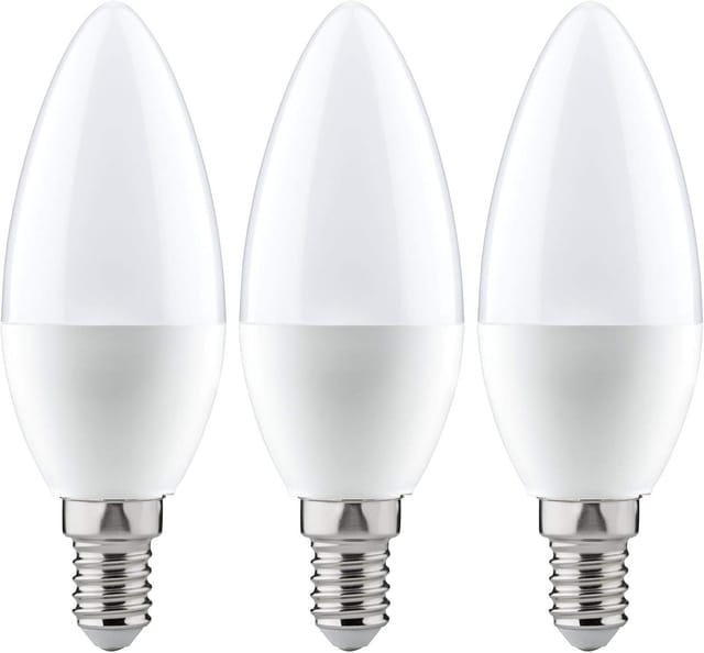 Spitzbirne, E14-sockel, Warmweißes Licht, 3 W, Geeignet Für Pendelleuchten, 3er-pack