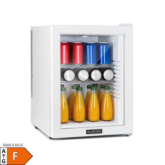 Klarstein - Brooklyn 42 Mini-kühlschrank Glastür Led Ablage