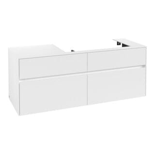 Vb Wtus Collaro C09000 1400x548x500mm 4 Ausz. Wt Re White Matt
