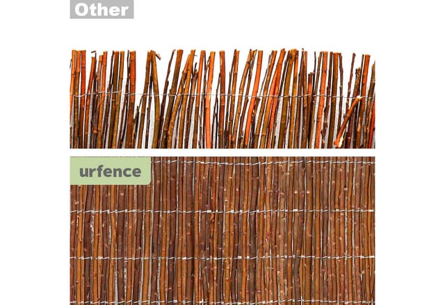 urfence Sichtschutz Weide 80 x 300 cm Braun
