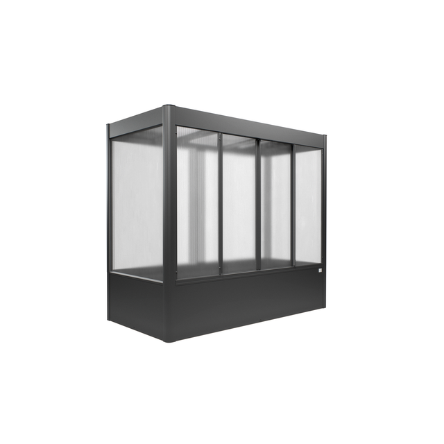 Biohort Gewächshaus 'Florentina' 2 x 1 m mini dunkelgrau-metallic