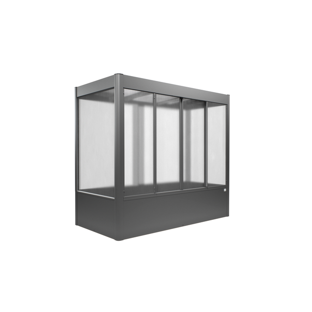 Biohort Gewächshaus 'Florentina' 2 x 1 m mini quarzgrau-metallic