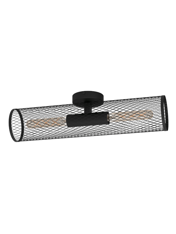 EGLO REDCLIFFE Wand- / Deckenleuchte, schwarz