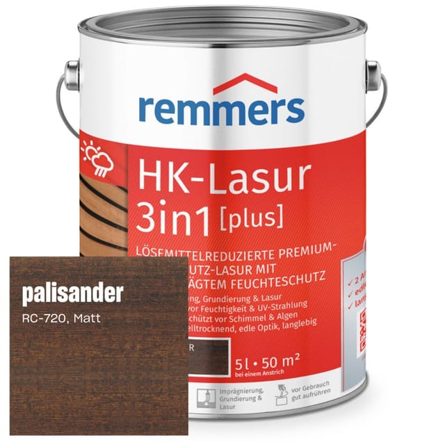 Remmers HK-Lasur 3in1 plus palisander RC-720 günstig