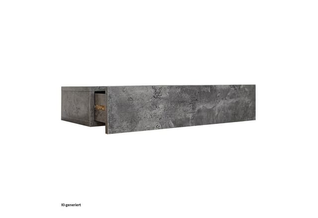 HTI-Living Wandregal mit Schublade 60 cm Betonoptik, 1 Stück 1-tlg.