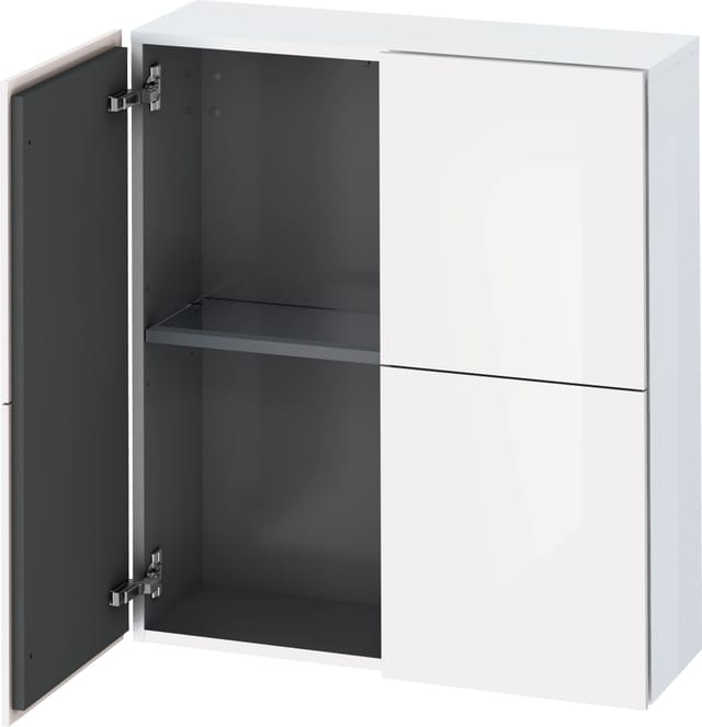 Duravit L-cube Halbhochschrank, 2 Türen, 700x243x800mm,