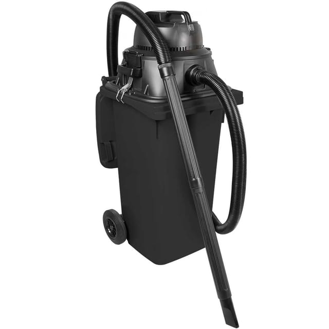 Brb Nass-/trockensauger/industriesauger 1100 Watt, Mit 120 Liter Behälter (din Mülltonne) (grau)