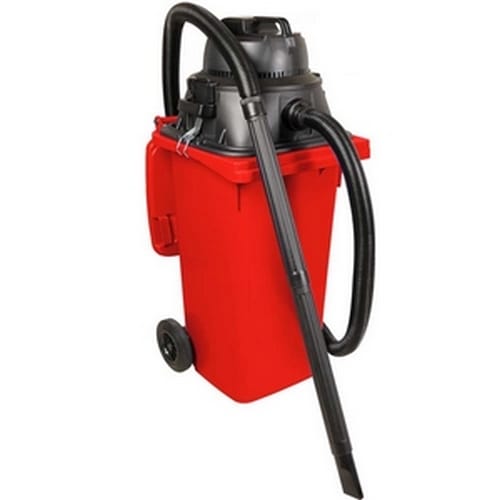 Brb Nass-/trockensauger/industriesauger 1100 Watt, Mit 120 Liter Behälter (din Mülltonne) (rot)