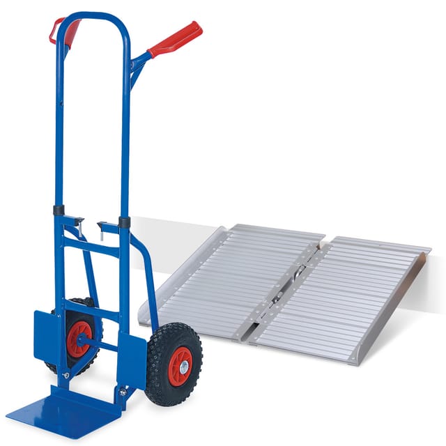 Brb Set, Klapp-transportkarre + Klapp-alurampe