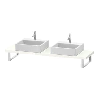 Du Konsole Variabel L-cube Compact 2 Ausschn.,45xvarx480,weiß Hochglanz