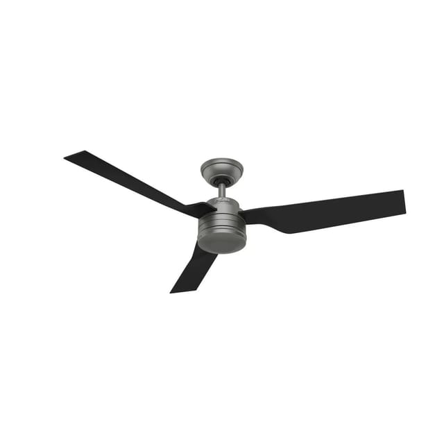 HUNTER FANS Outdoor Deckenventilator Cabo Frio 132 cm Silber mit Wandschalter