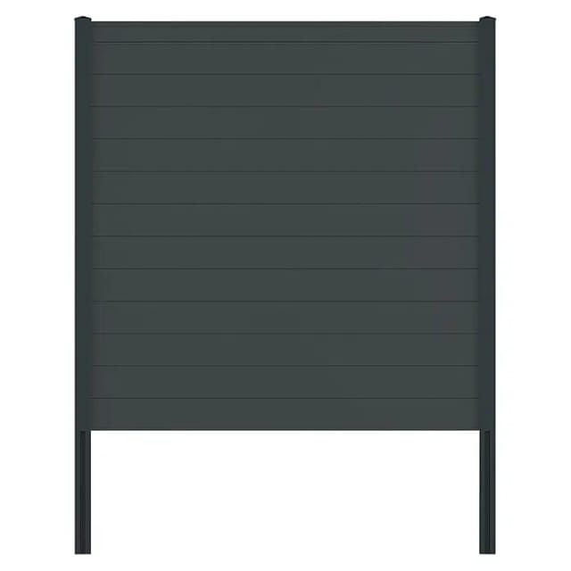 Vidual Sichtschutzzaun Snap 140 Anthrazit 1,8 m x 8,91 m