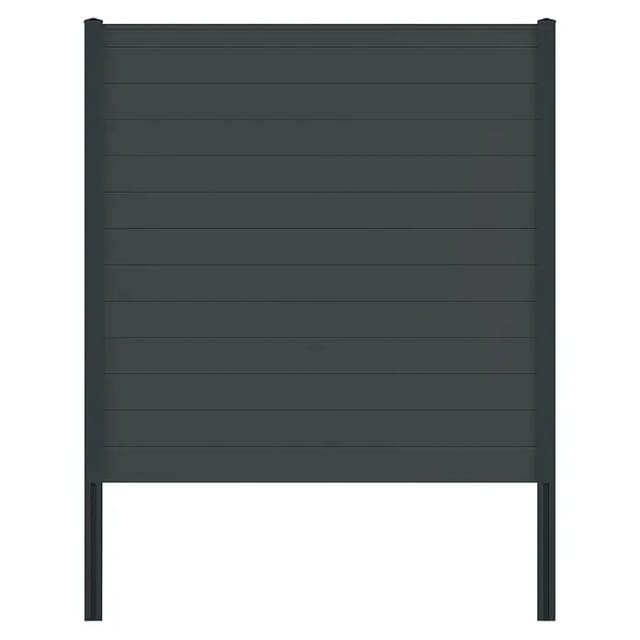 Vidual Sichtschutzzaun Snap 140 Anthrazit 1,8 m x 17,76 m