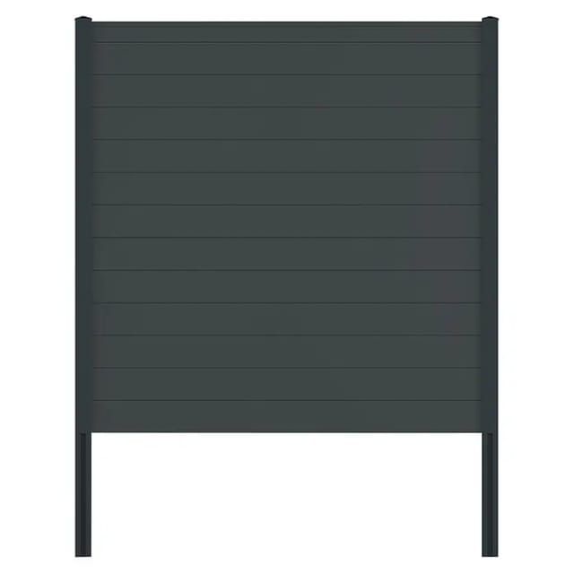 Vidual Sichtschutzzaun Snap 140 Anthrazit 1,8 m x 30,14 m