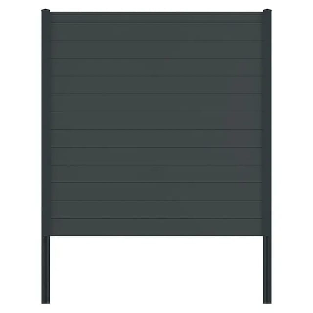 Vidual Sichtschutzzaun Snap 140 Anthrazit 1,8 m x 33,68 m