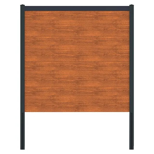 Vidual Sichtschutzzaun Snap 140 Light Oak 1,8 m x 8,19 m