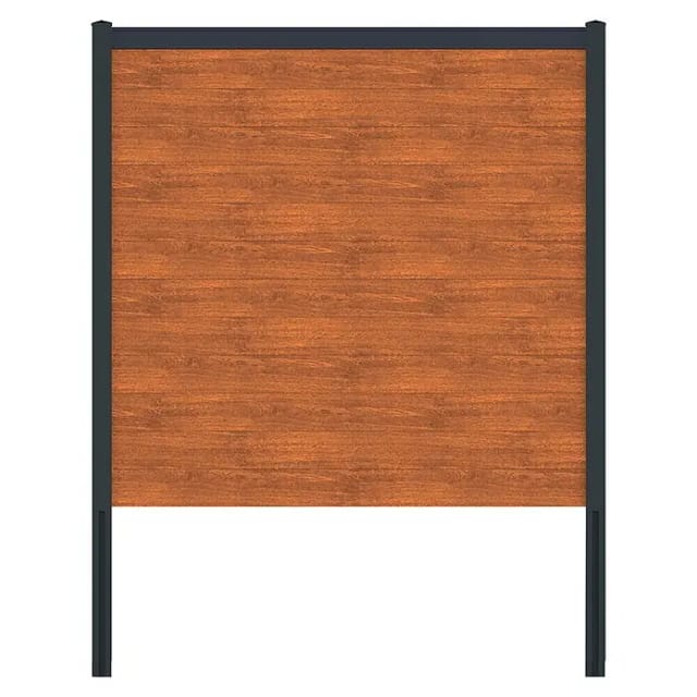 Vidual Sichtschutzzaun Snap 140 Light Oak 1,8 m x 10,68 m