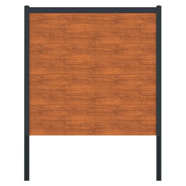 Vidual Sichtschutzzaun Snap 140 Light Oak 1,8 m x 14,22 m