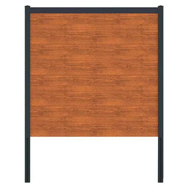 Vidual Sichtschutzzaun Snap 140 Light Oak 1,8 m x 15,99 m
