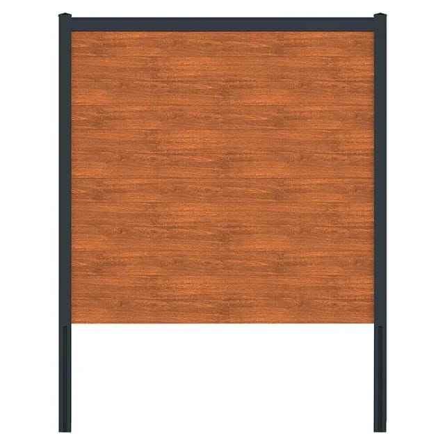 Vidual Sichtschutzzaun Snap 140 Light Oak 1,8 m x 30,14 m