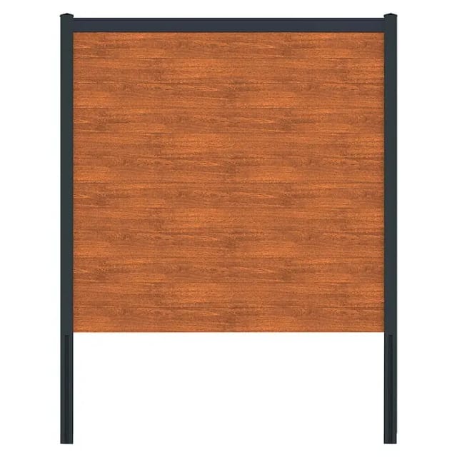 Vidual Sichtschutzzaun Snap 140 Light Oak 1,8 m x 26,60 m