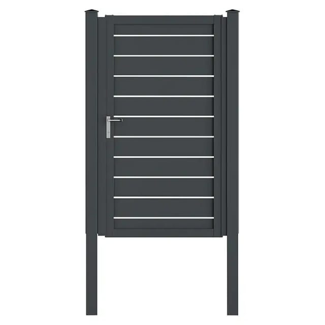 Vidual Gartentor Swing-line 150 Anthrazit 1,8 m x 1 m