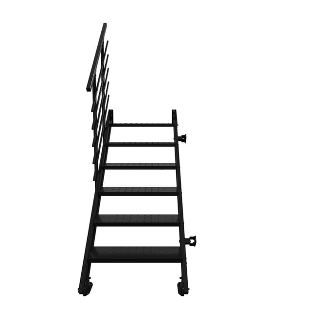 Minka Raumspartreppe Flex Schwarz 6 Stufen
