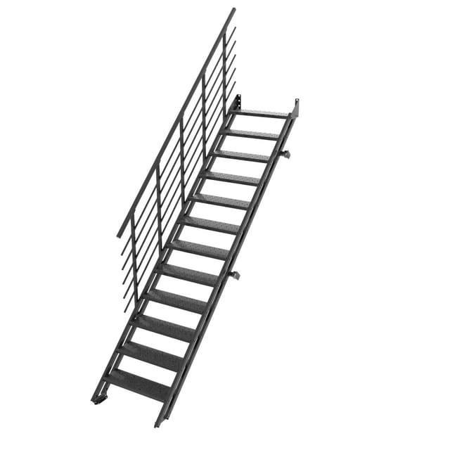 Minka Raumspartreppe Flex Schwarz 12 Stufen