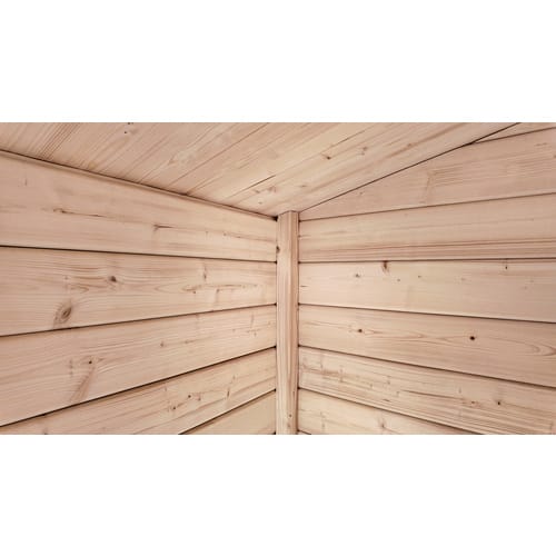 Weka Holz-Gartenhaus Killarney Satteldach Natur Unbehandelt 311 cm x 313 cm