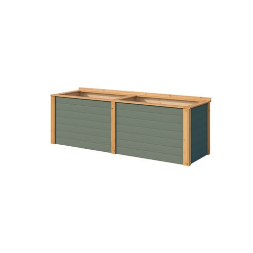 Weka Hochbeet Killarney 250 cm Grau-Grün/Eiche
