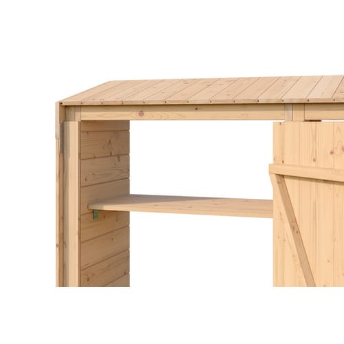 Weka Brennholzregal Killarney 250 cm Natur