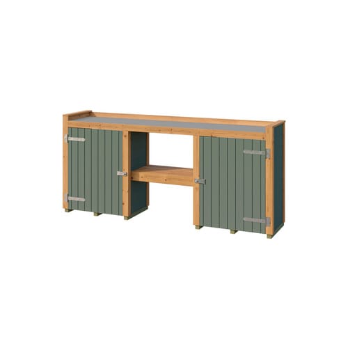 Weka Pflanztisch Killarney 300 cm Grau-Grün/Eiche