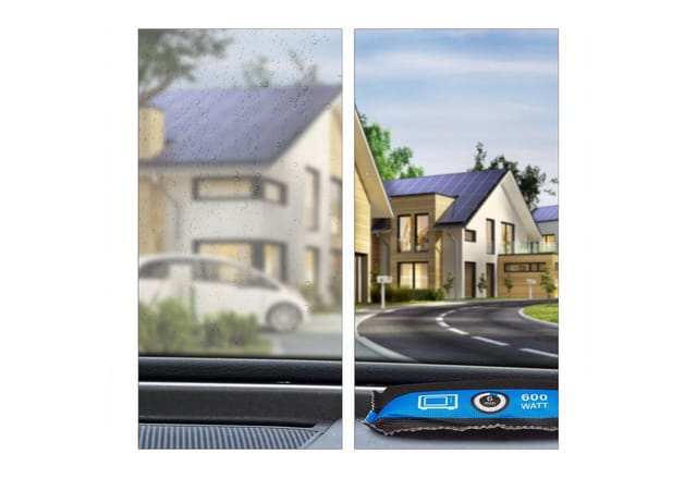 Relaxdays Auto Luftentfeuchter 3er Set Vlies Silica-Gel Schwarz Blau Wiederverwendbar 3,5 cm x 18 cm x 10,5 cm 300 g