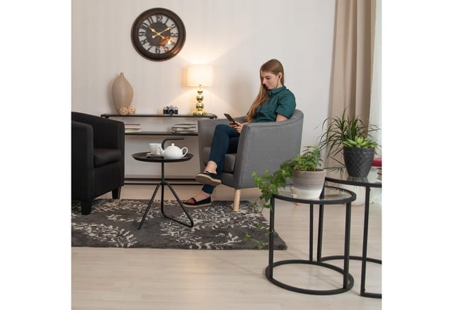 Relaxdays Tischlampe 2er Set Metall Gold Weiß mit Kippschalter 50 cm x 25 cm 1,3 kg
