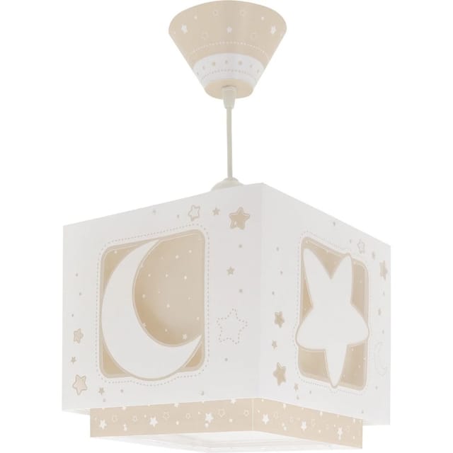Dalber Kinderzimmer Deckenlampe Luna und Sterne Beige