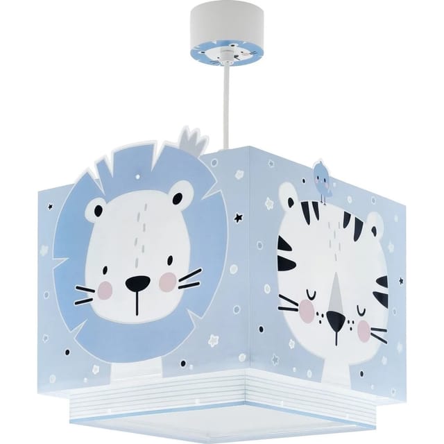 Dalber Kinderzimmer Deckenlampe Waldtiere Blau